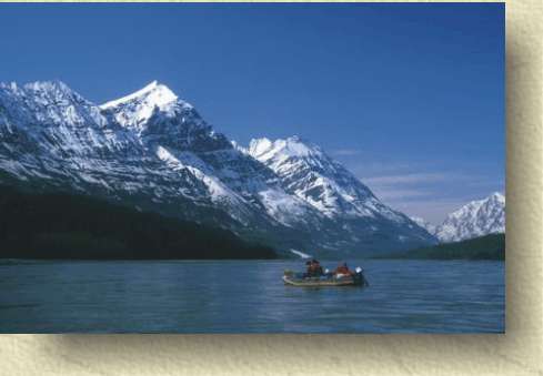 Floating down the Copper River near the Tiekel River confluence..